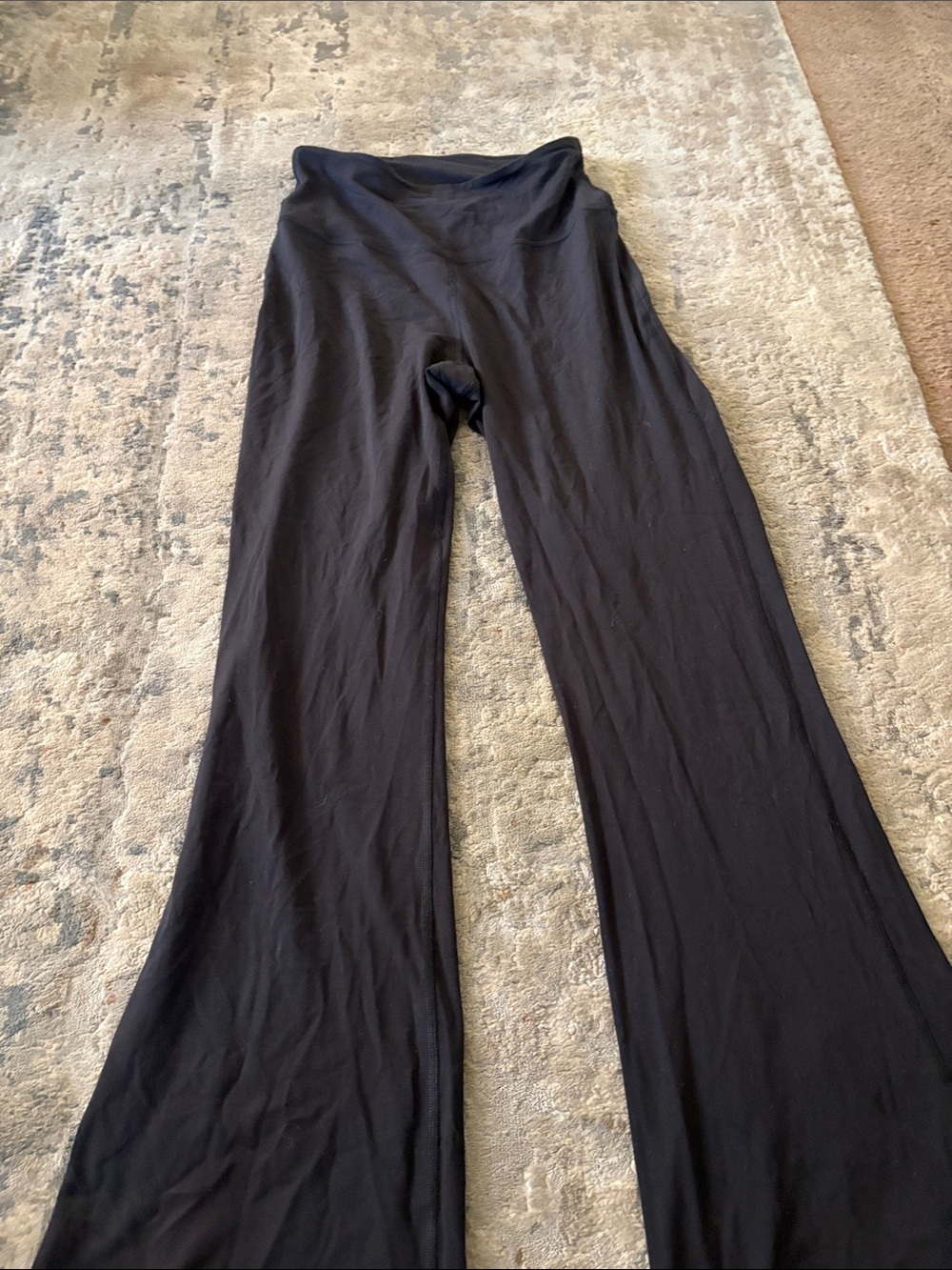 lululemon athletica Black flared leggings